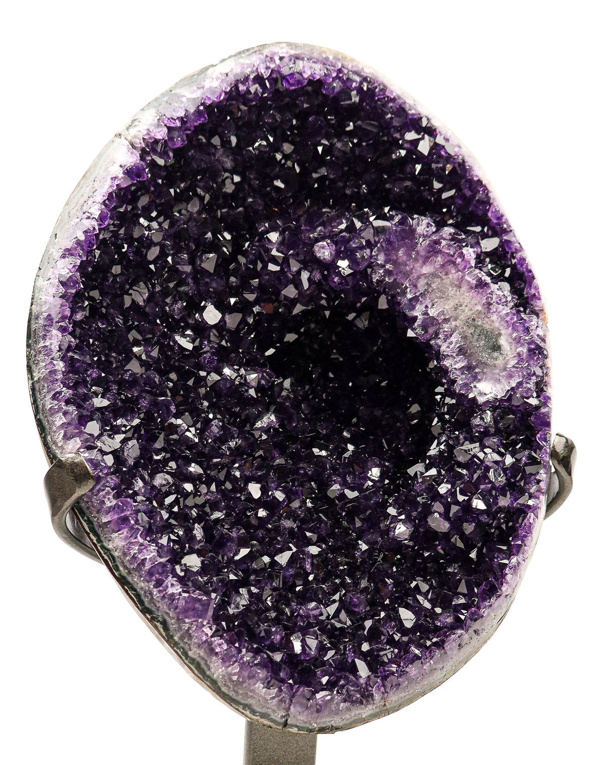 Uruguayan Amethyst Druzy on Stand | 3.1kg | Deep Protection & Ancient Wisdom