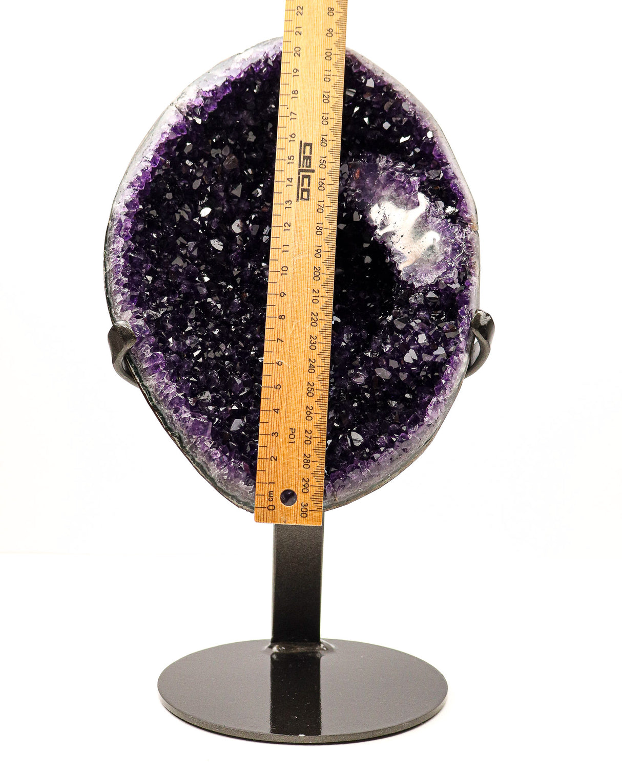 Uruguayan Amethyst Druzy on Stand | 3.1kg | Deep Protection & Ancient Wisdom