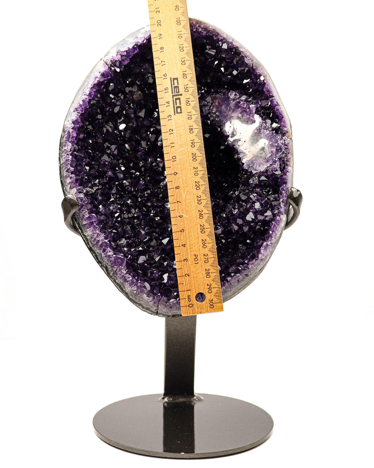 Uruguayan Amethyst Druzy on Stand | 3.1kg | Deep Protection & Ancient Wisdom