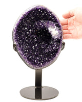 Uruguayan Amethyst Druzy on Stand | 3.1kg | Deep Protection & Ancient Wisdom