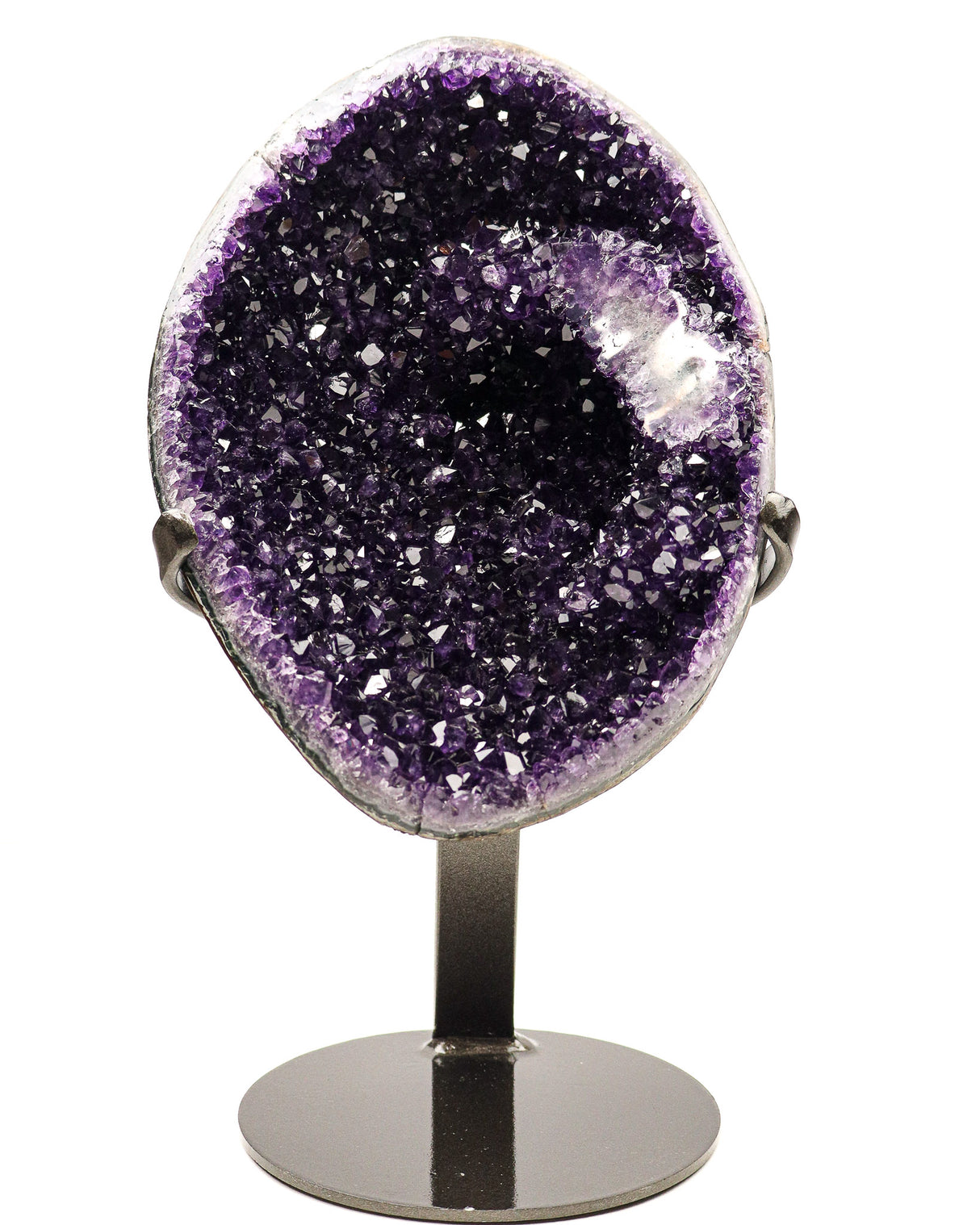 Uruguayan Amethyst Druzy on Stand | 3.1kg | Deep Protection & Ancient Wisdom