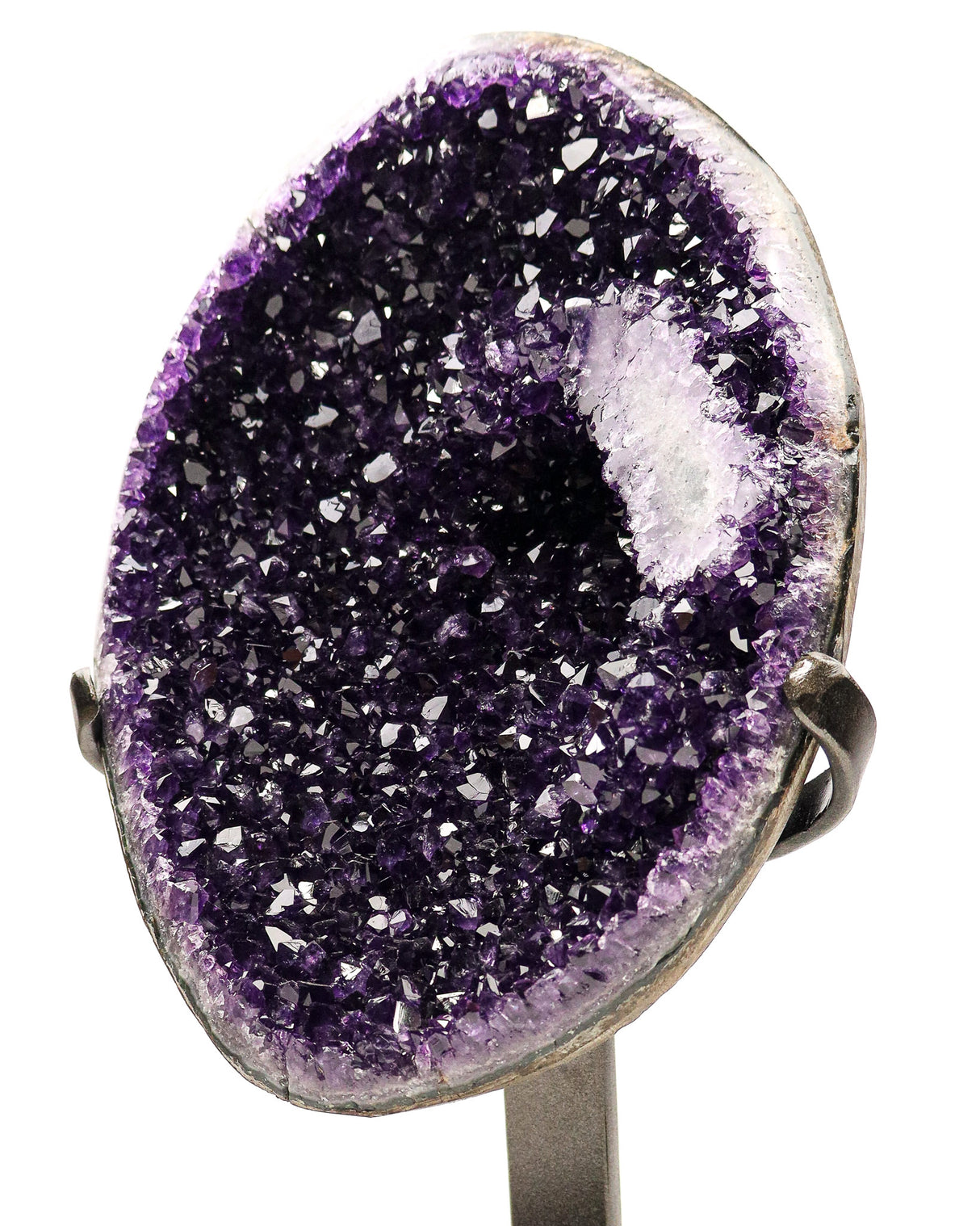 Uruguayan Amethyst Druzy on Stand | 3.1kg | Deep Protection & Ancient Wisdom