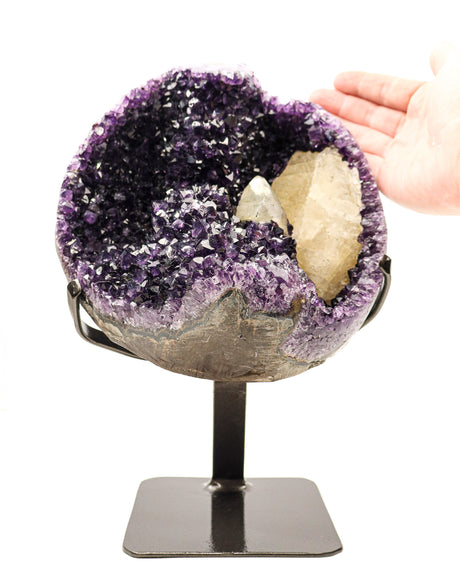 Uruguayan Amethyst with Calcite | 7.1kg | 30cm | Divine Clarity & Inner Illumination