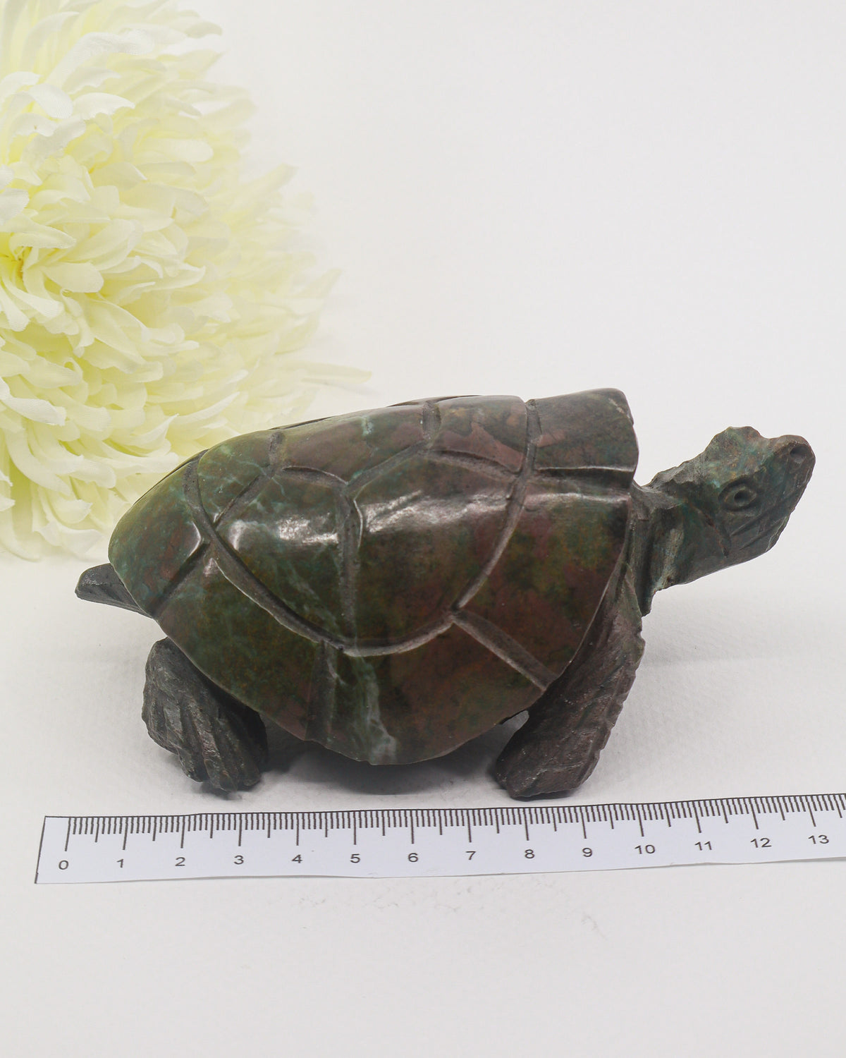Verdite Turtle Carving 693g – The Ancient Guardian | Wisdom, Grounding & Heart Healing