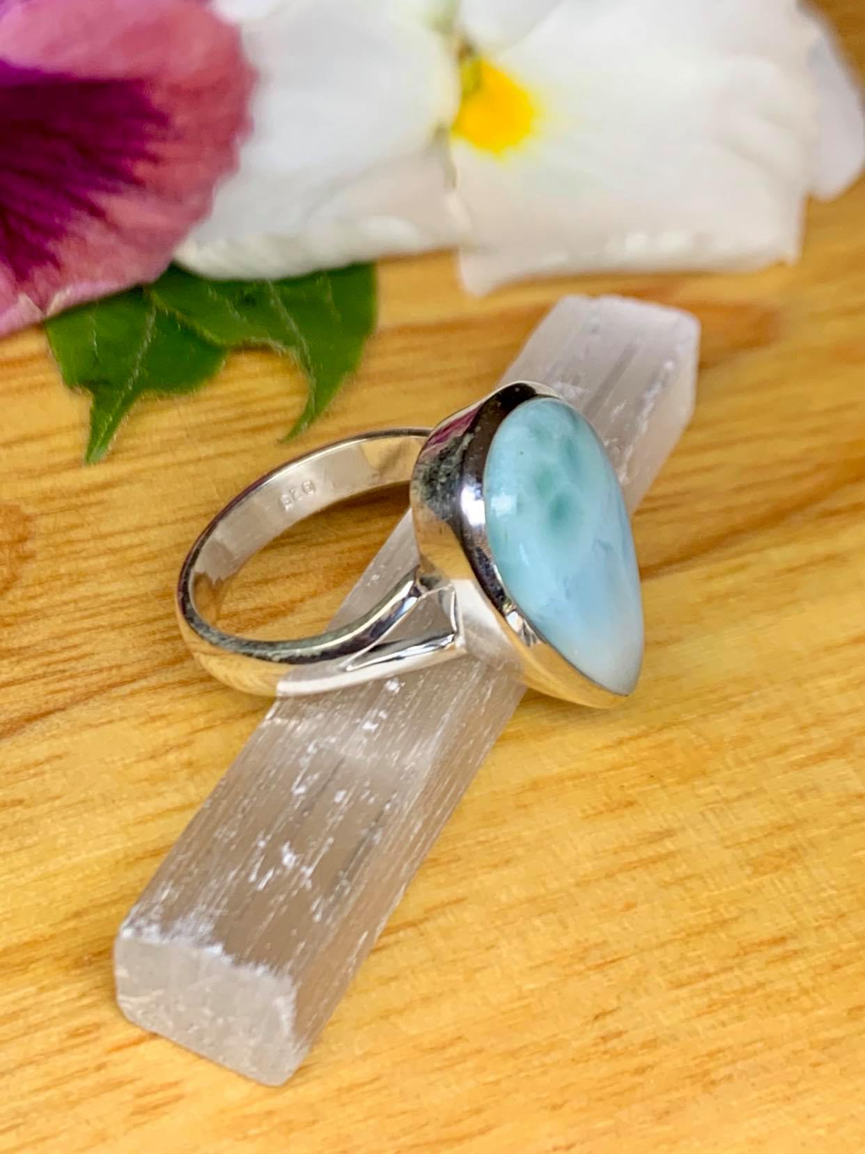 Larimar Ring Size 6