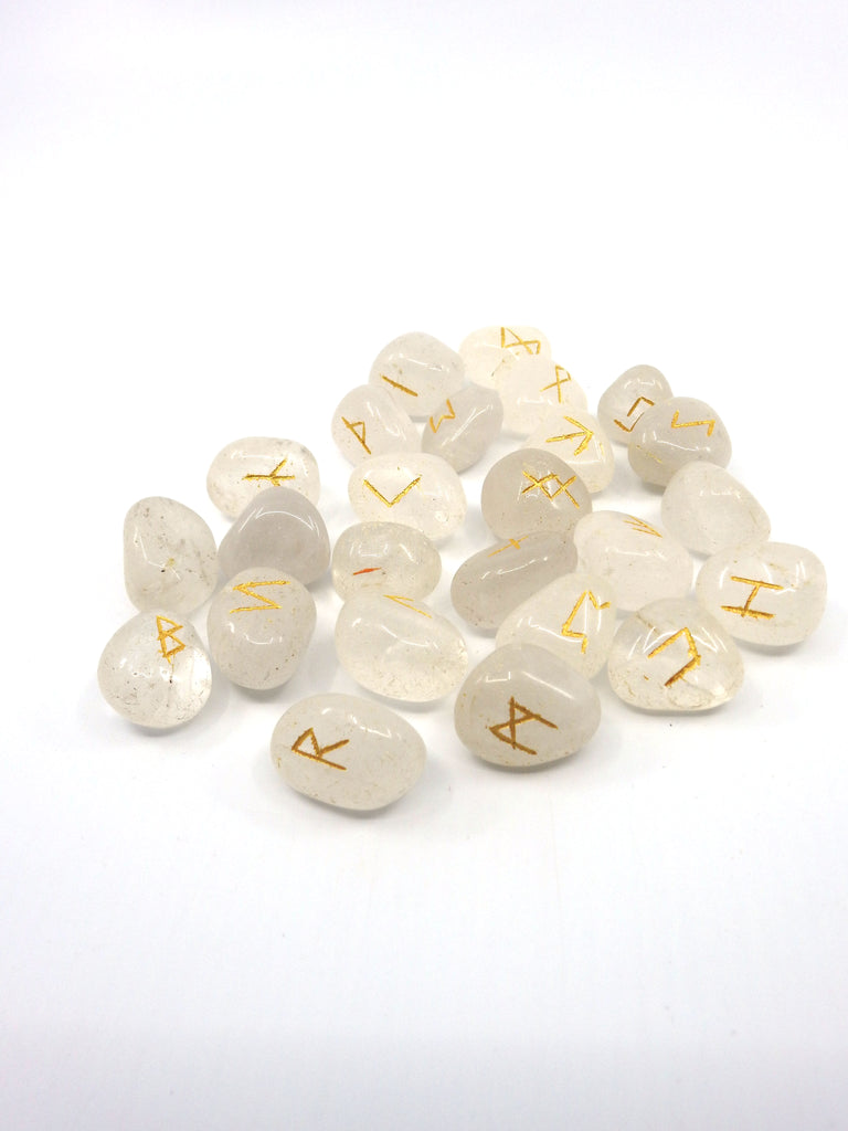 Clear Quartz Runes - Inspired By 3 Australia AfterPay available