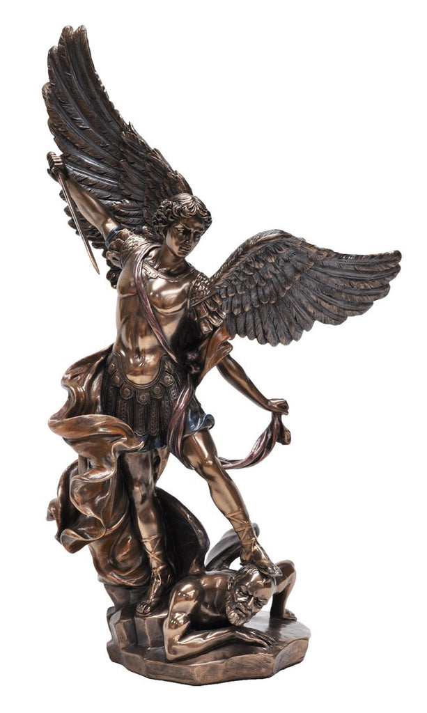 Archangel Michael stepping on demon - Protection
