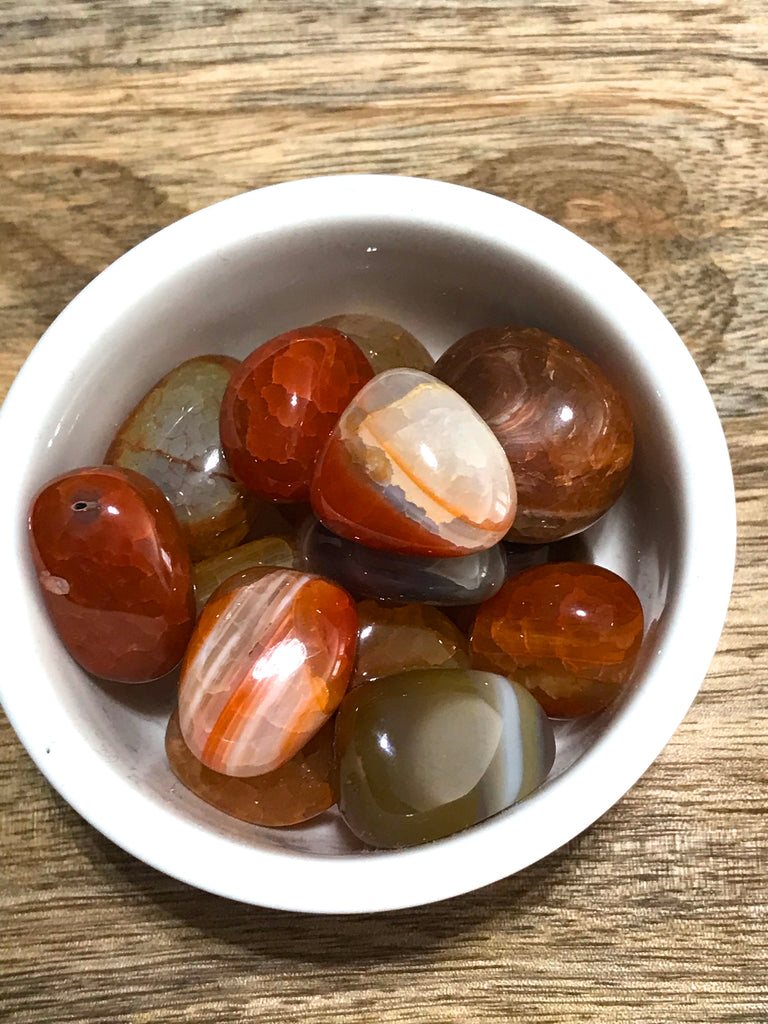 Fire Agate Tumble Stone Inspired By 3 Australia