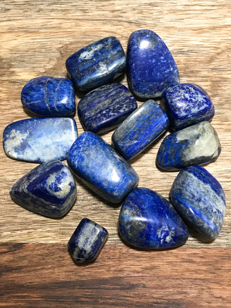 Lapis Lazuli Tumbled Large - Stress & Communication