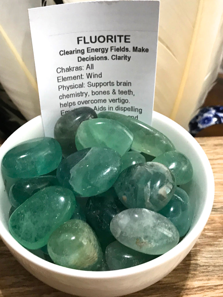 Fluorite Green  Tumble Stone Inspired By 3 Australia