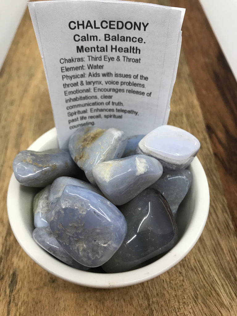 Chalcedony - Communication. Clarity. Confidence. Mental Health.