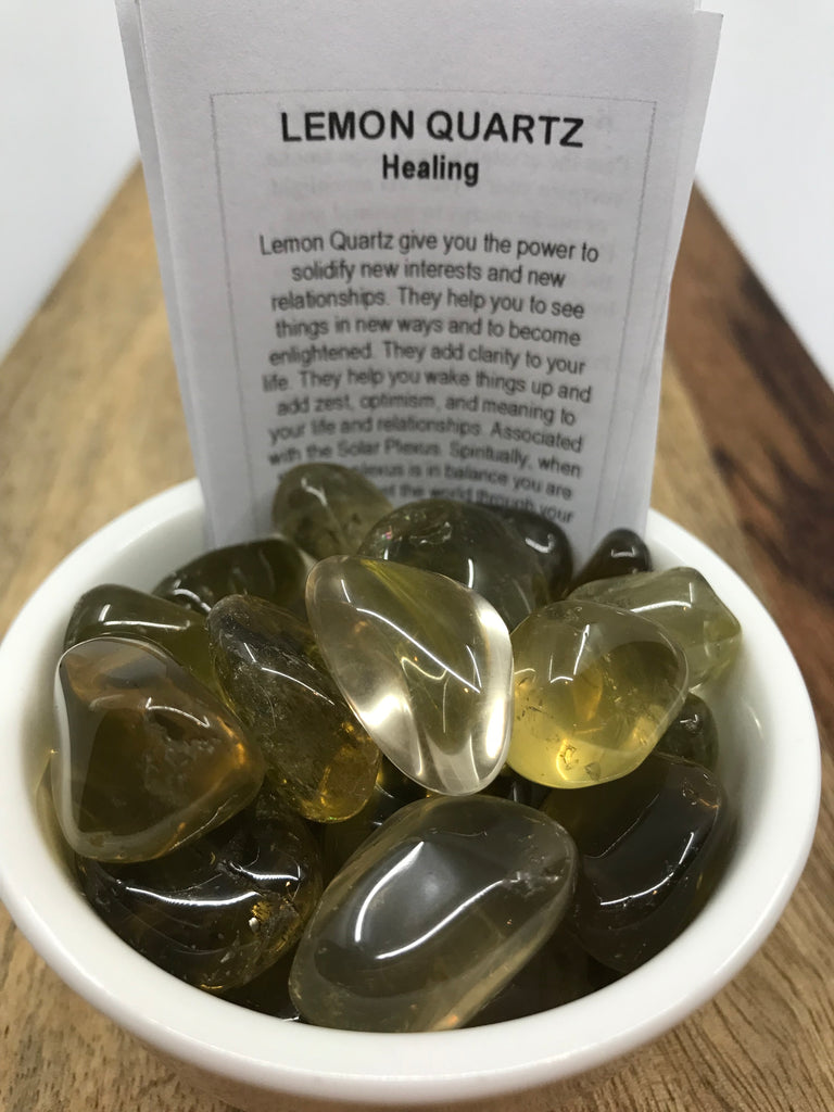 Lemon Quartz Tumble -  Healing. Inspired By 3 Australia
