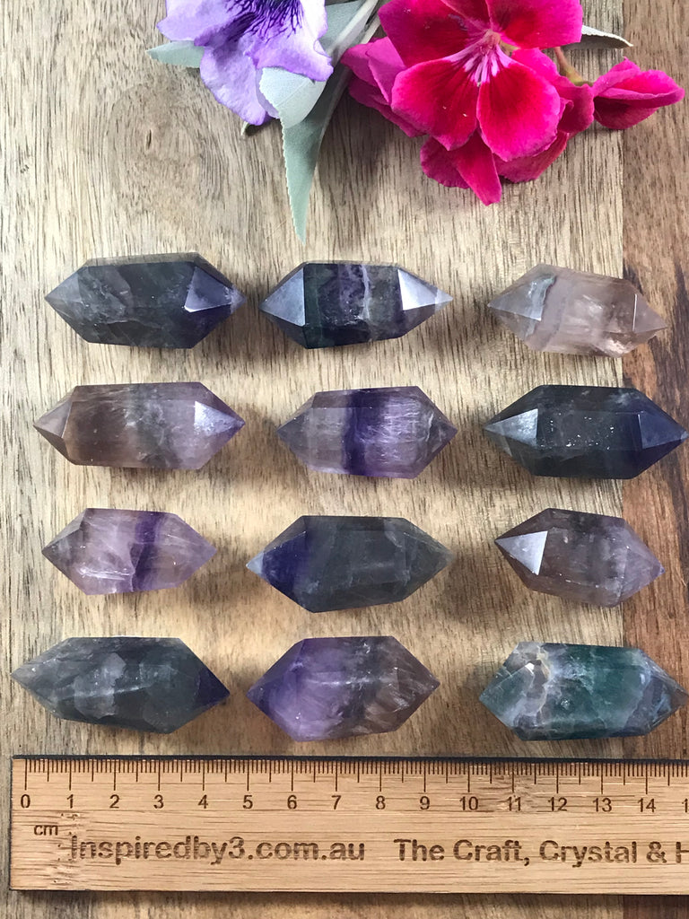 Double Terminated Fluorite - Health. Vitality. Pain Management.
