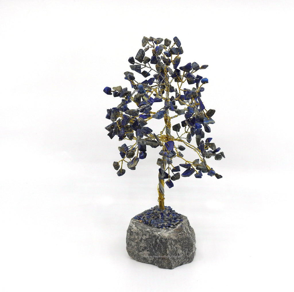 Lapis Lazuli Crystal Tree - Stress Release & Communication