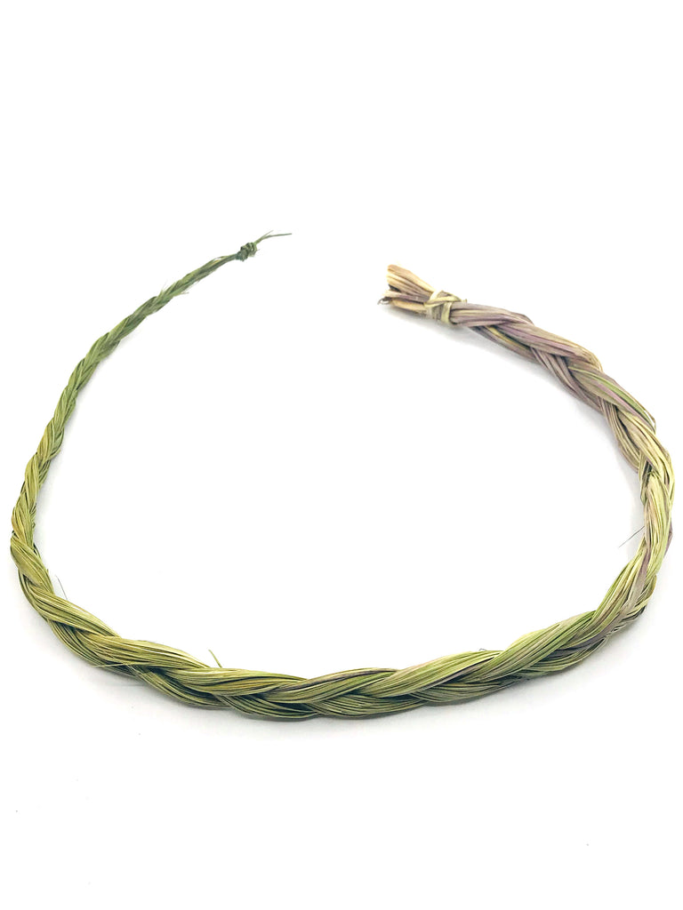 Sweetgrass Braid for Cleansing - Peace. Unity. Calling Spirits.