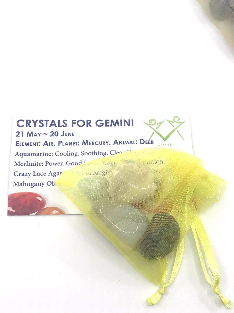 Gemini Zodiac Crystal Kit Inspired By 3 Australia