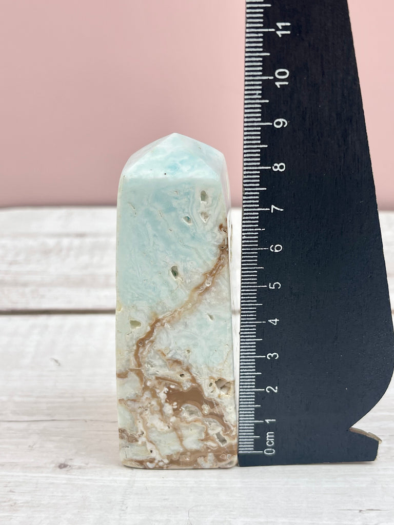 Caribbean Blue Calcite Point #13 - Calming, Clairvoyance & Astral Travel