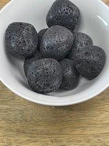Lava Stone Tumbled - Diffuser Stone. Grounding