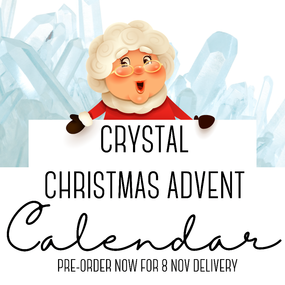✨ Crystal Christmas Advent Calendar – 25 Magical Crystal Surprises (Valued $180+) | Pre-Order for Nov 14 Delivery 🎄