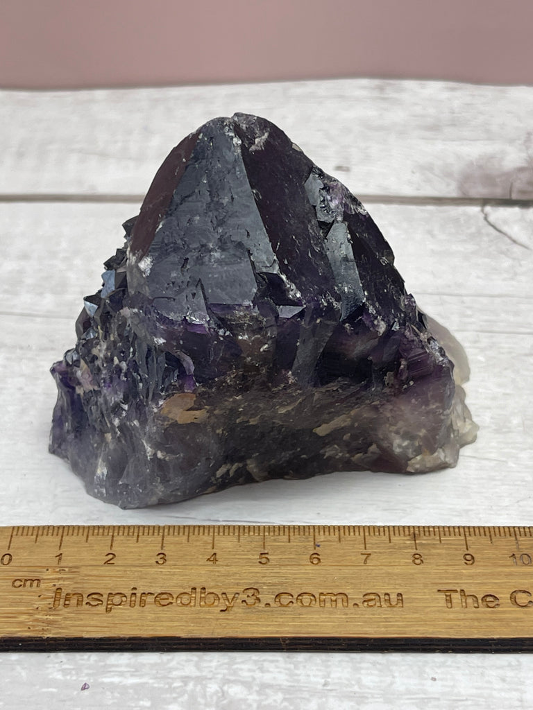 Elestial Amethyst Cluster Dark Purple 501kg - Angelic Realm