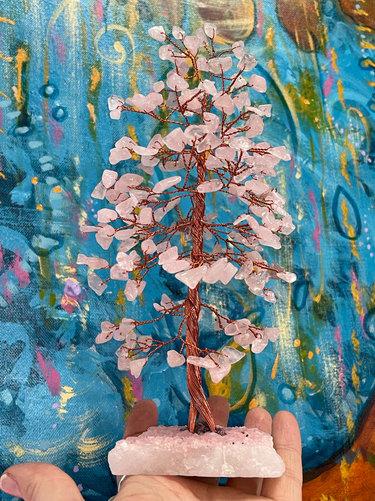 Rose Quartz Tree - Love & Peace