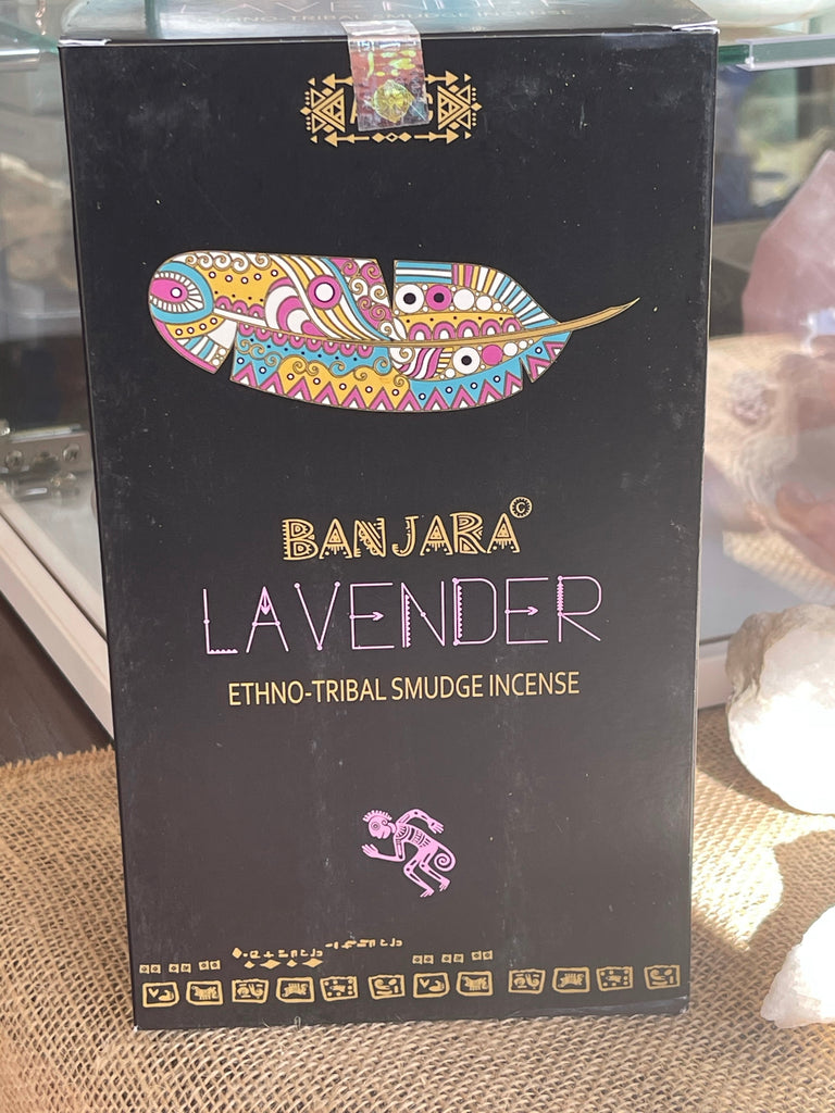 LAVENDER - Box of Banjara Ethno-Tribal Incense 12x 15g packs