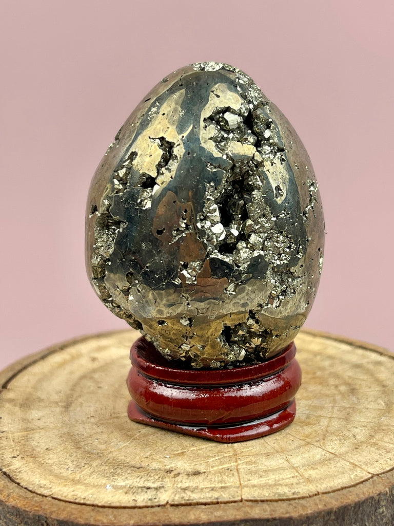 Pyrite Egg #2 173g - Protection & Energy