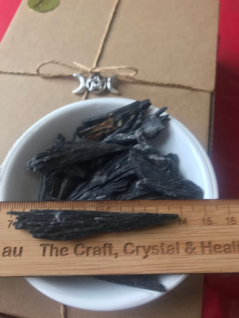 Kyanite Black Small - Psychic Ability. Past Life Recall
