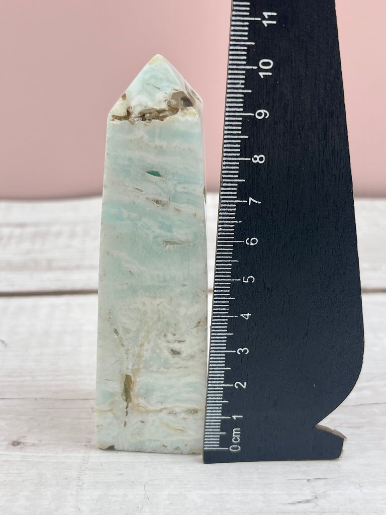 Caribbean Blue Calcite Point #14 - Calming, Clairvoyance & Astral Travel