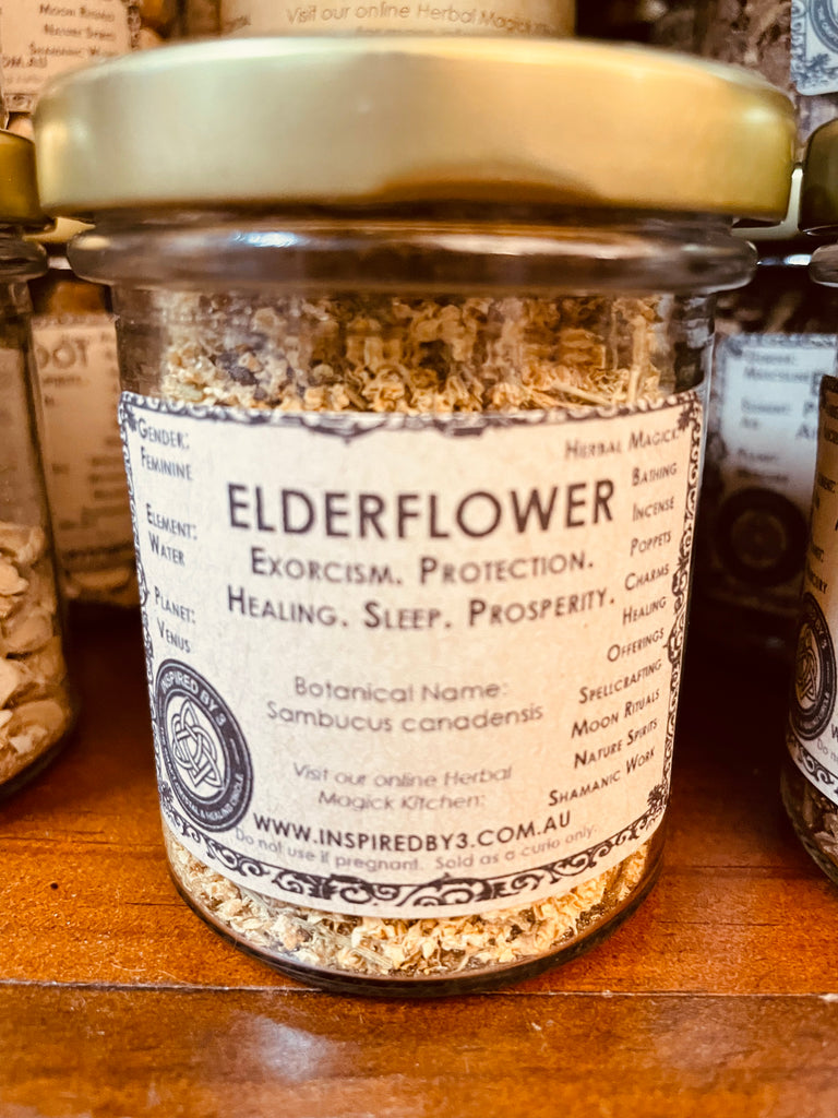 Elderflower - Sleep. Protection. Healing. Prosperity.