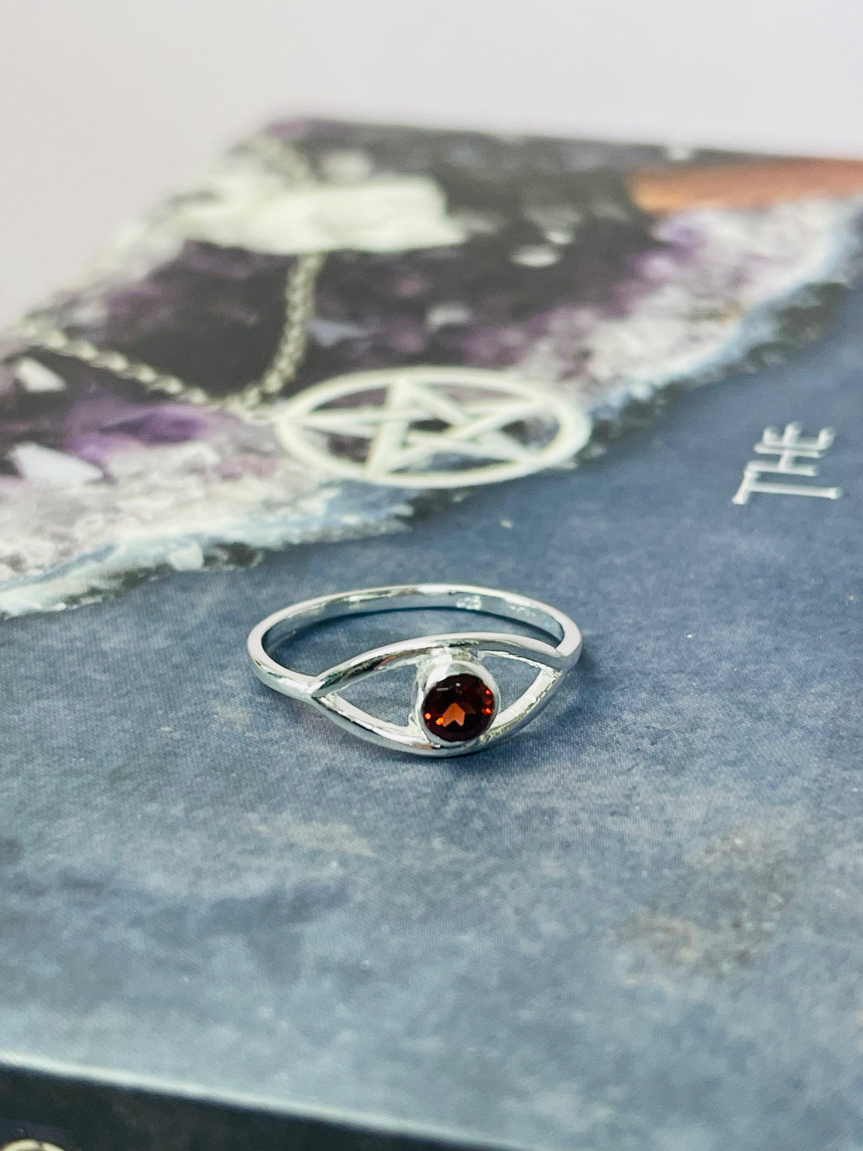 Garnet Ring Size 8 - Emotional Healing - Stone of Health