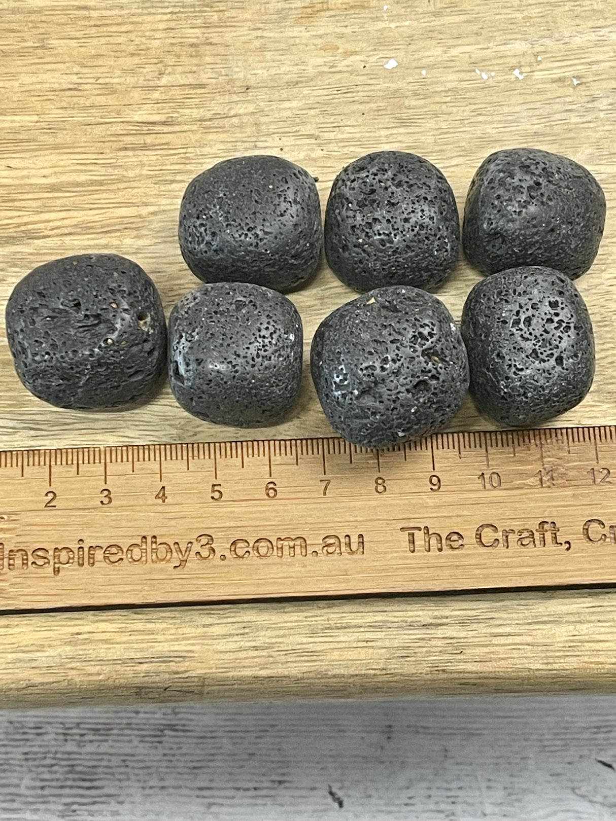 Lava Stone Tumbled - Diffuser Stone. Grounding