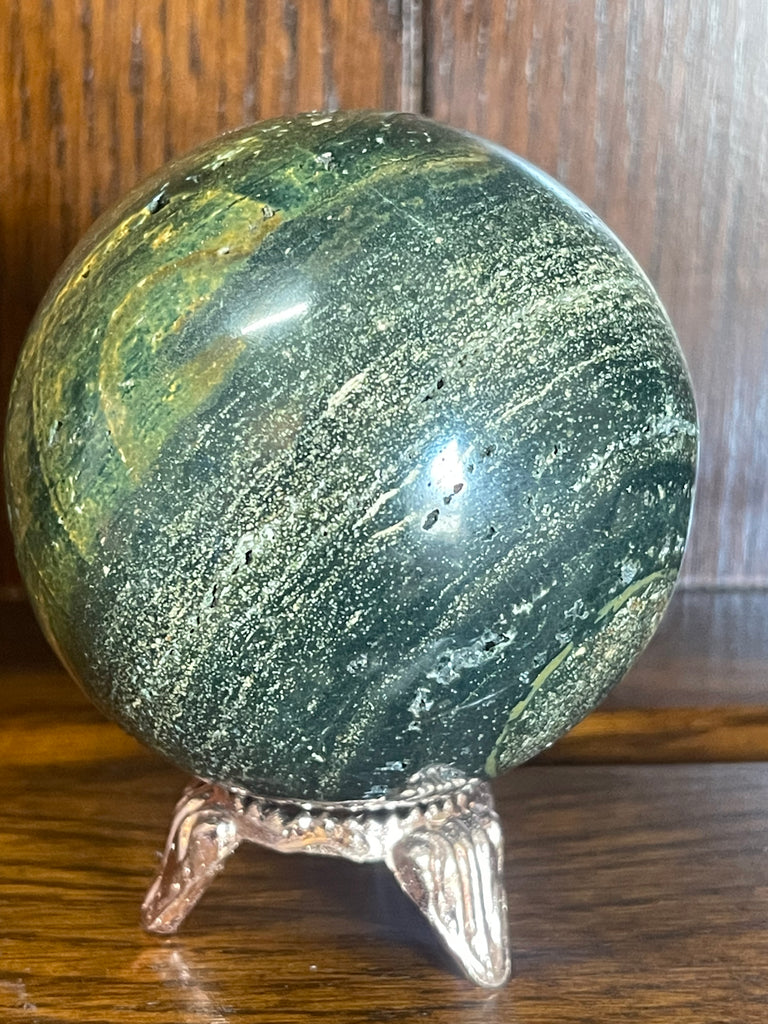 Ocean Jasper Sphere 8cm 607g - Transformation & Healing