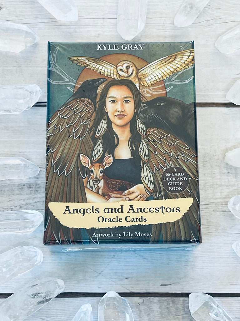Angels and Ancestors Oracle Cards: A 55-Card Deck and Guidebook