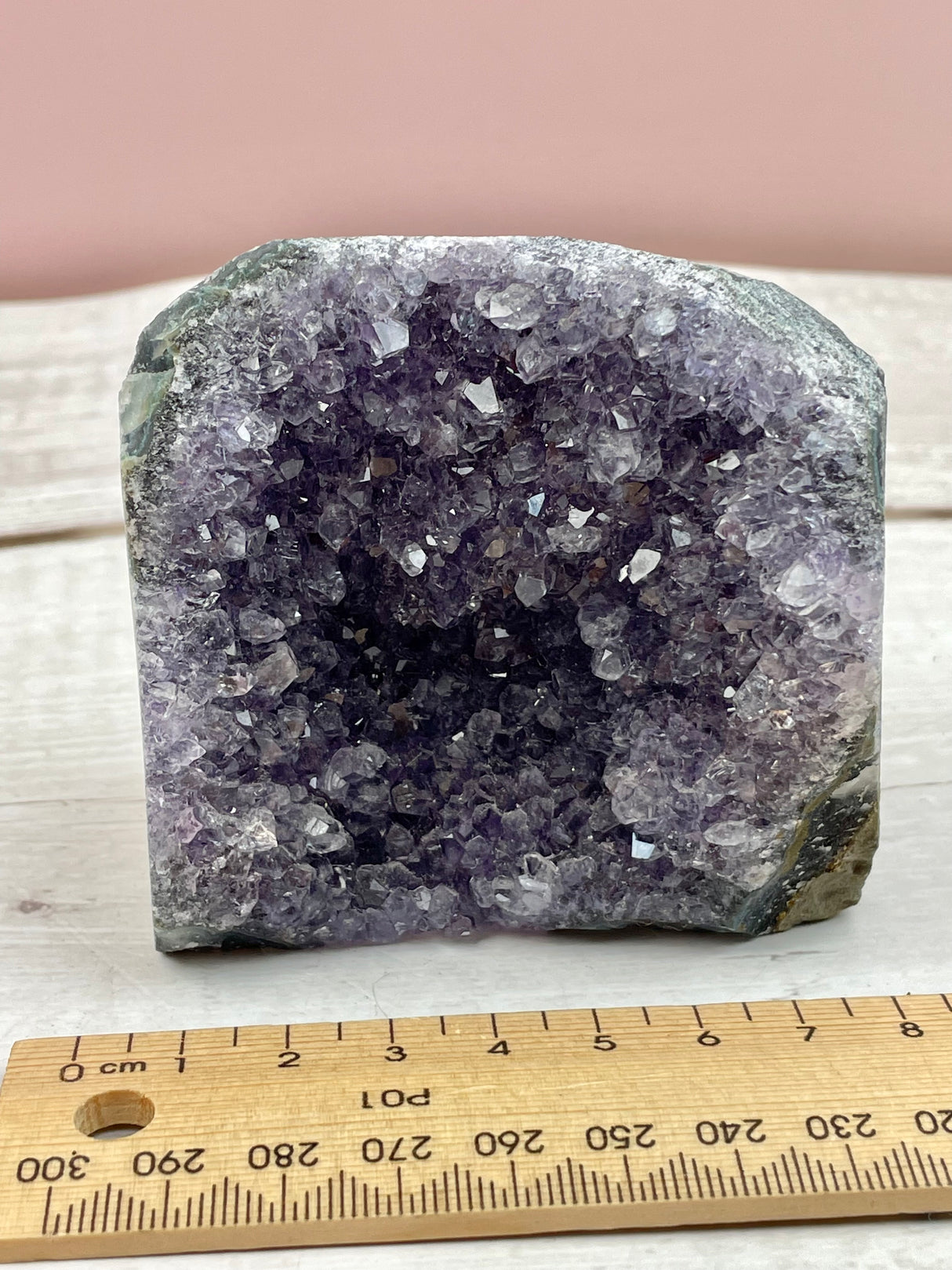 Amethyst Cluster 414g  #25 - Protection. Intuition. Healing.