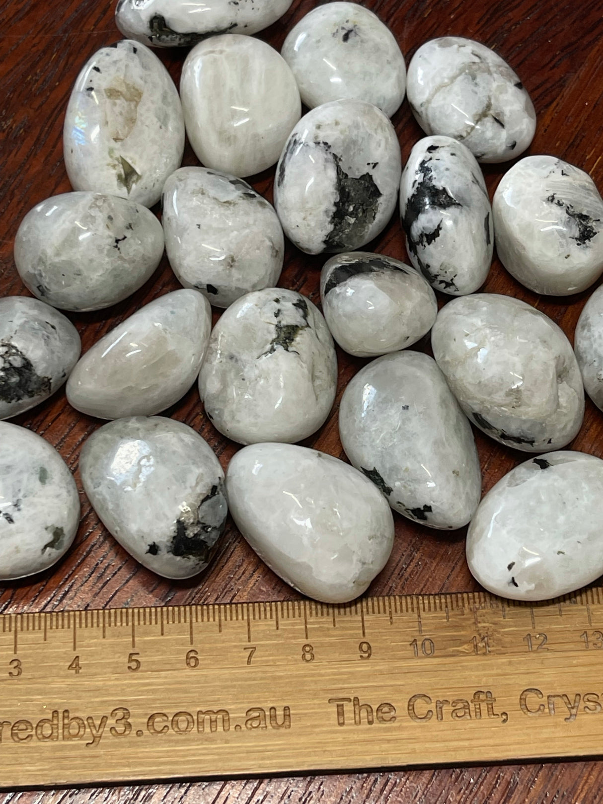 Moonstone, Rainbow Tumbled Medium - Inner Peace & Fertility
