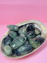 Prehnite Tumbled XL - Spiritual Growth.