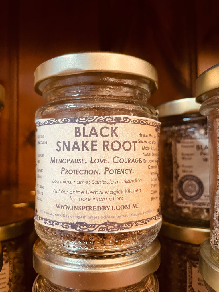 Black Snake Root (Black Cohosh) - Menopause. Love. Courage. Protection. Potency.