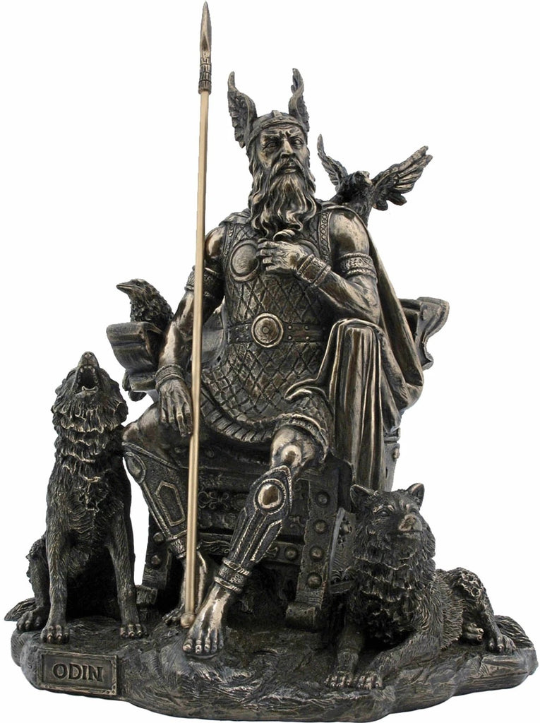 ODIN Statue - Norse god of the sky, wisdom, war and death.