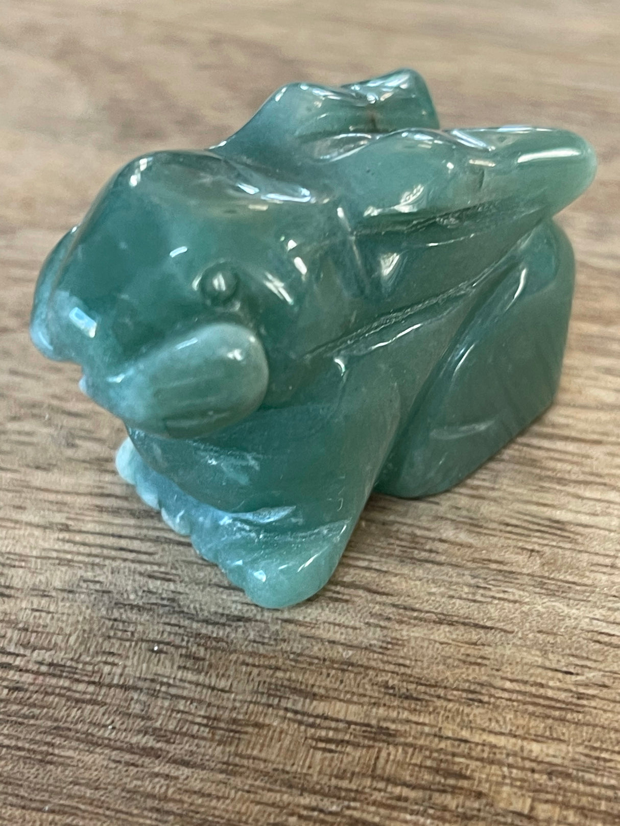 Green Aventurine Rabbit Carving - Love. Growth. Fortune.