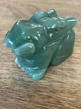 Green Aventurine Rabbit Carving - Love. Growth. Fortune.
