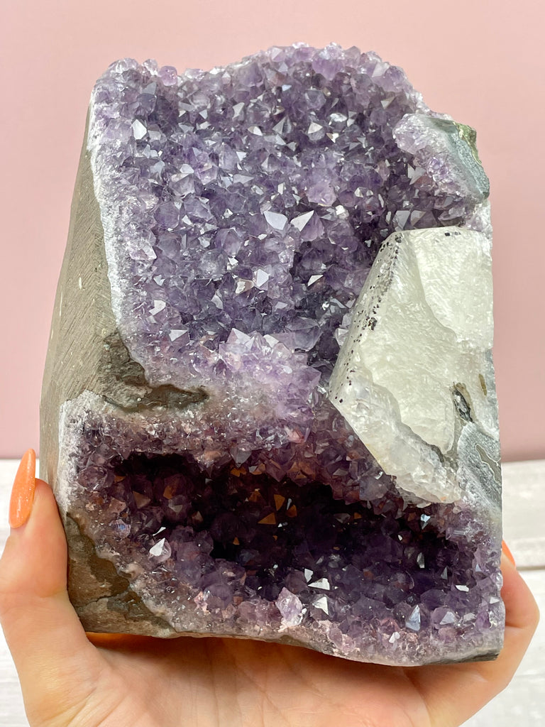 Amethyst Cluster 2285g  #19 - Protection. Intuition. Healing.