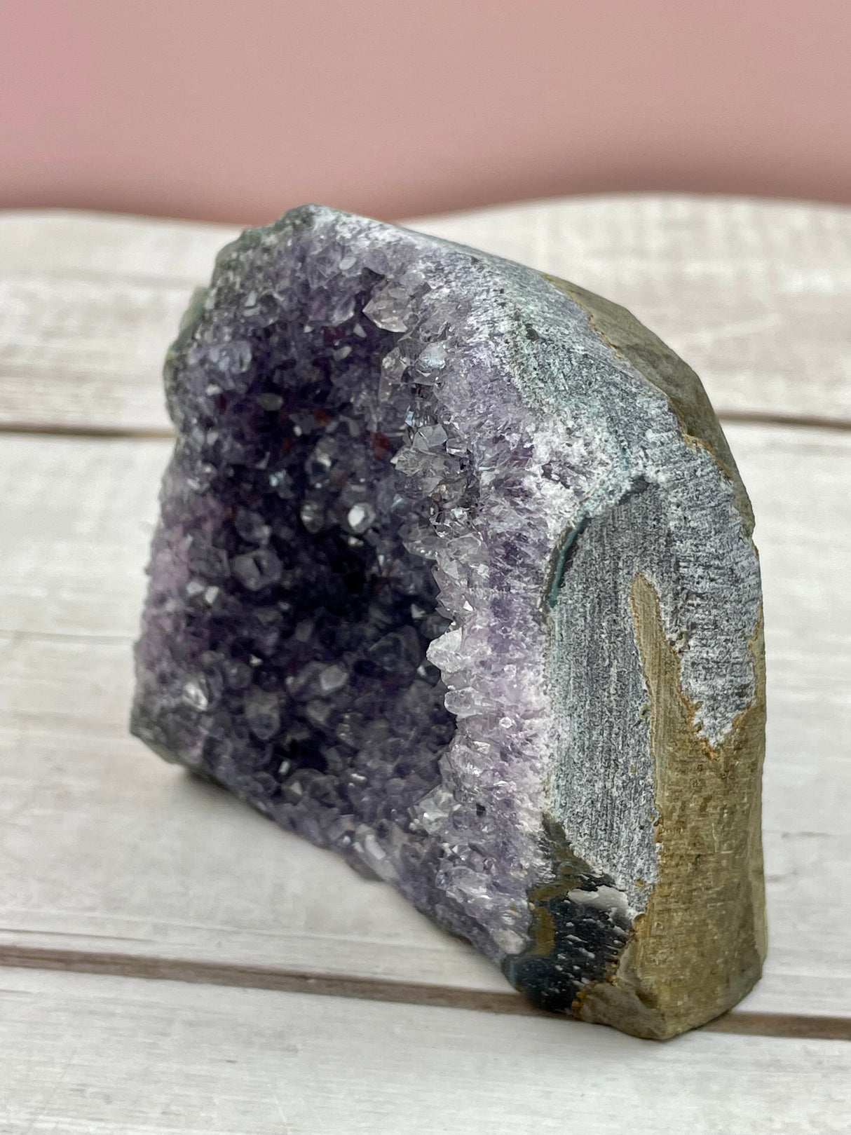 Amethyst Cluster 414g  #25 - Protection. Intuition. Healing.