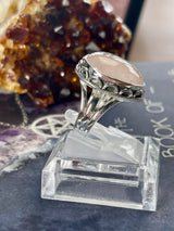 Rose Quartz Ring Size 7 - "I radiate love, beauty, confidence, and grace."