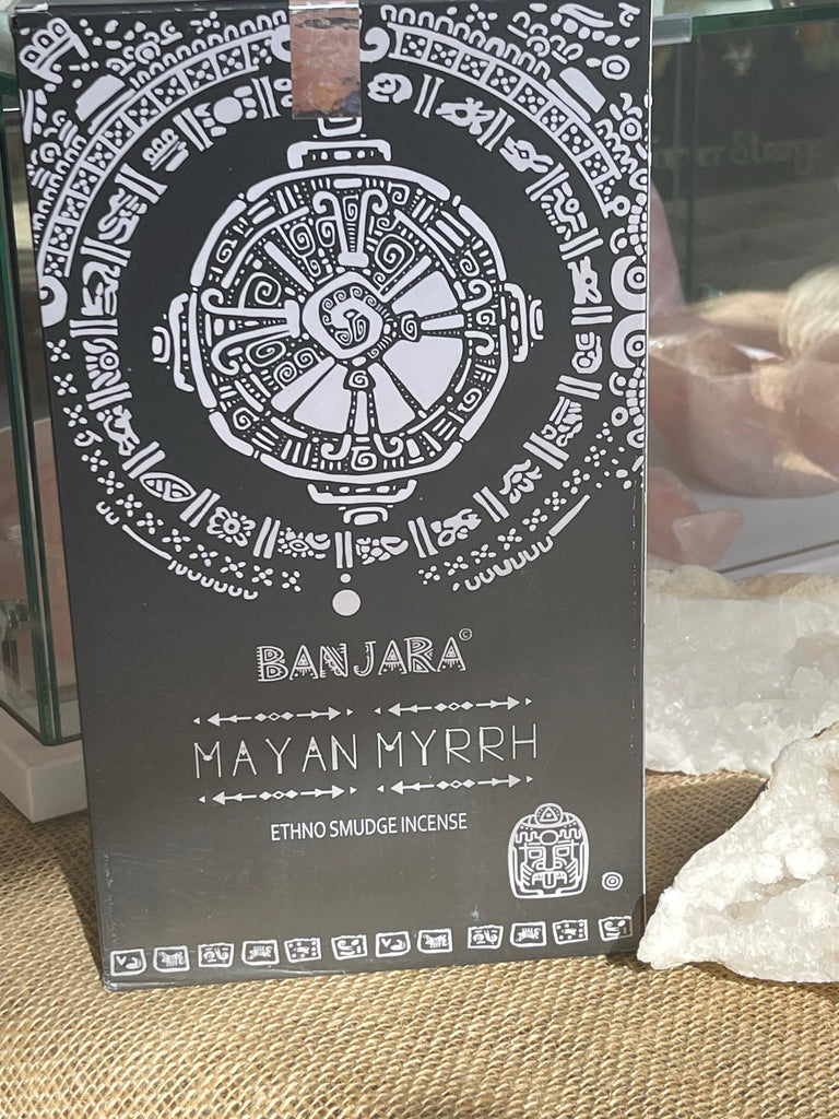 MAYAN MYRRH - Box of Banjara Ethno-Tribal Incense 12x 15g packs