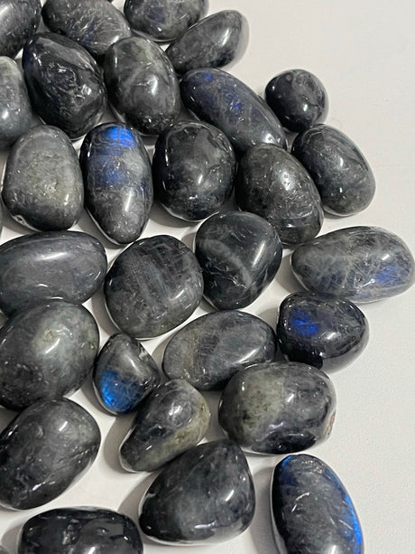 Labradorite Blue Flash Tumbled - Magic & Protection