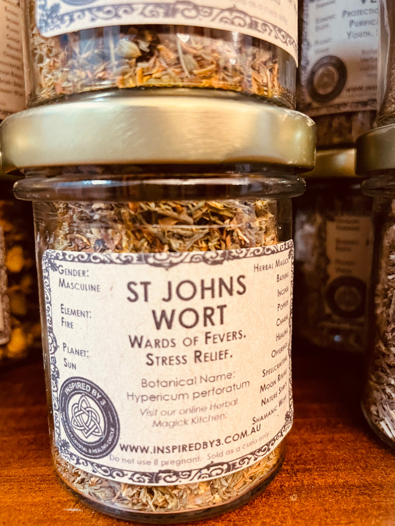 St John' Wort  - Wards of Fevers. Stress Relief.