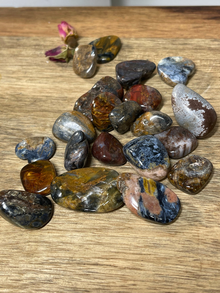 Pietersite Tumbled -  High Energy. Strong Vibration