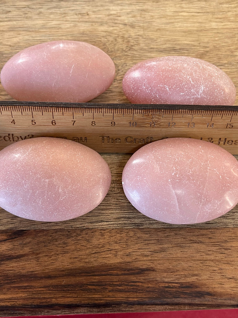 Pink Opal Palmstone Large - Emotional Healing