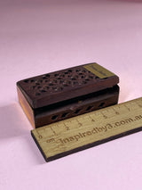 Brown Amber Frankincesne Resin in a Rosewood Box - Stress Relief. Anti-depressant. Grounding. Healing. Solar Spells. (Copy) (Copy)